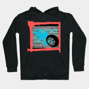 Artistic art of wheels Hoodie